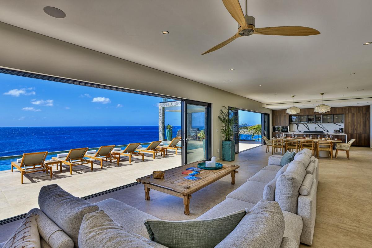 17_A louer villa 12 personnes Indigo Bay Saint Martin - Salon
